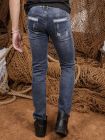 Quần Jean Skinny Xanh Dương Đậm QJ1362