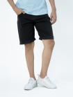 Quần Short Jean Form Regular QS001 Màu Đen