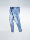 Quần Jeans Xước Form Regular QJ018 Màu Xanh