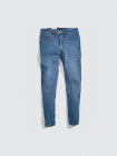 Quần Jeans Trơn Form Slimfit QJ021 Màu Xanh Biển