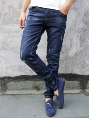 quan jean skinny xanh den qj1286