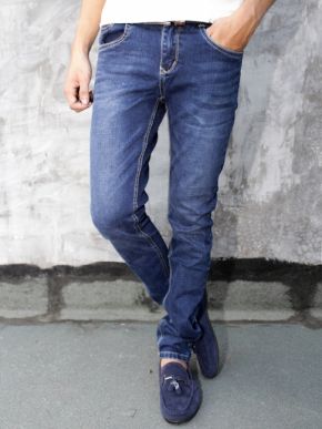 quan jean skinny xanh den qj1288