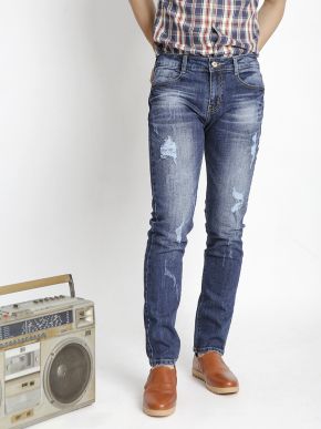 quan jeans skinny rach xanh den qj1529