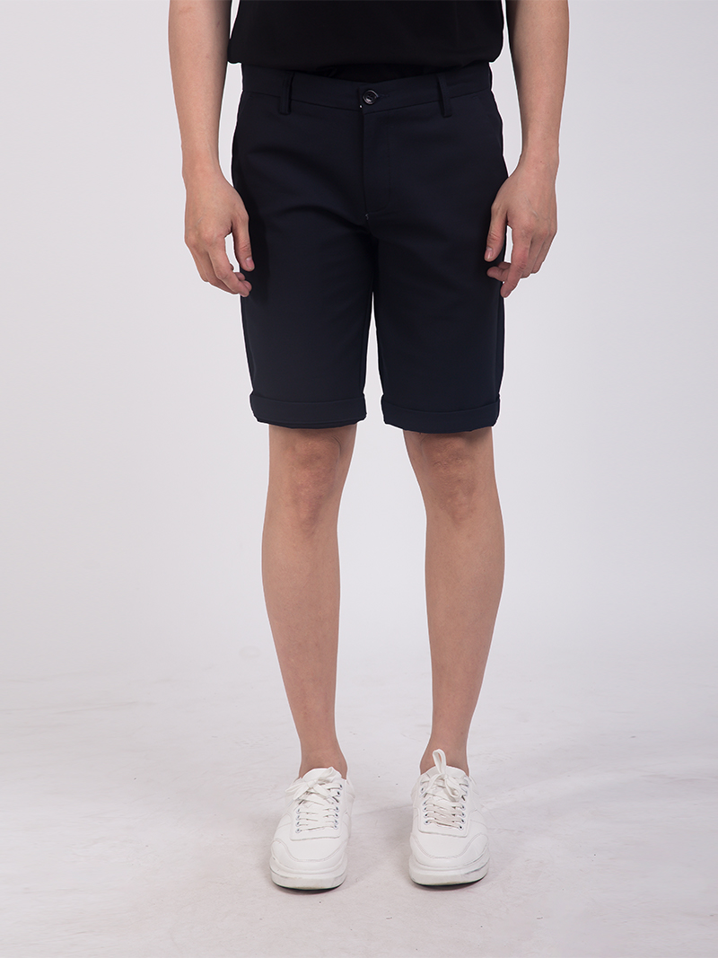 Quần Short Slimfit QS198 Màu Xanh Đen