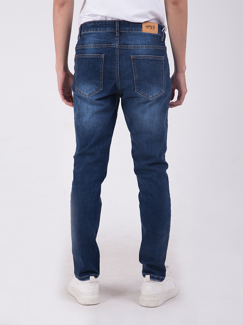 Quần Jean Slimfit QJ688 Màu Xanh Biển 