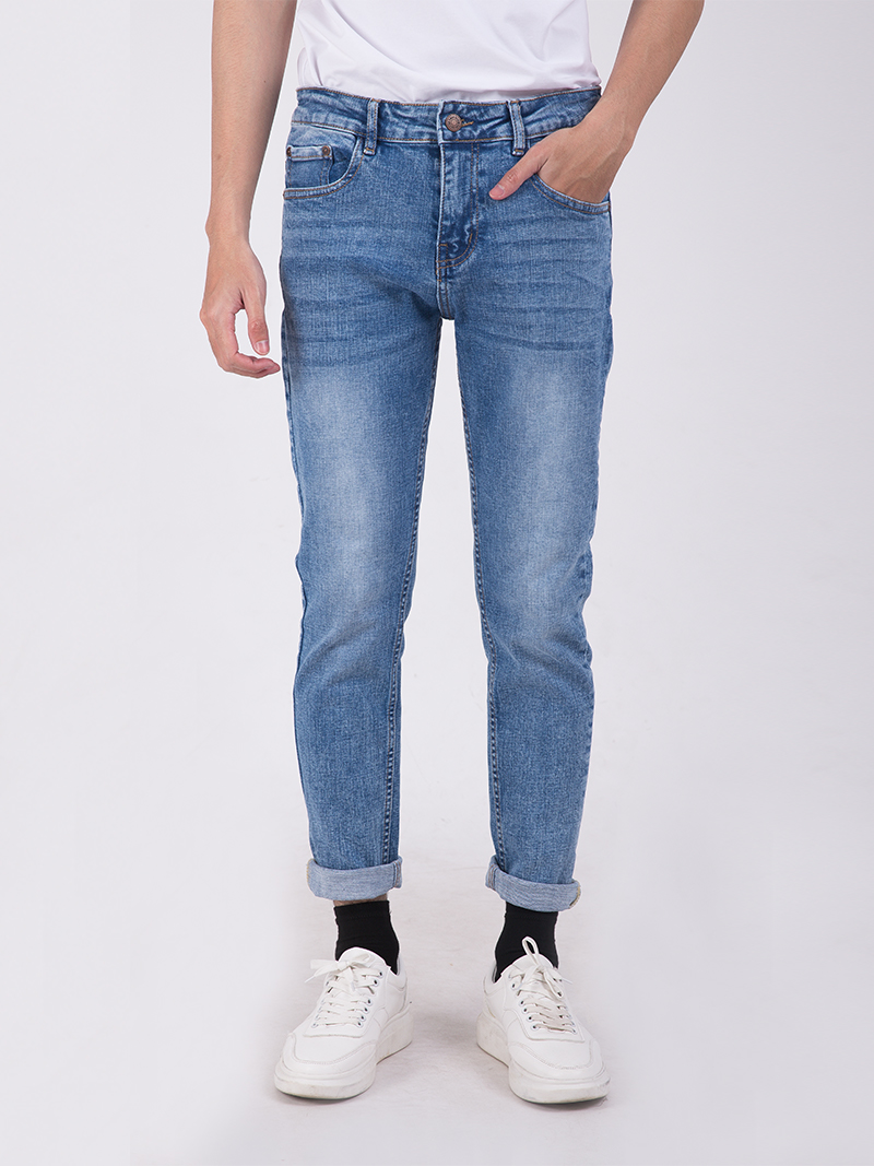 Quần Jean Slimfit QJ686 Màu Xanh Biển 