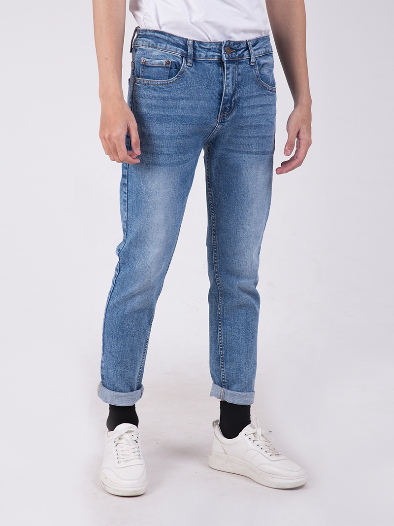 Quần Jean Slimfit QJ686 Màu Xanh Biển 