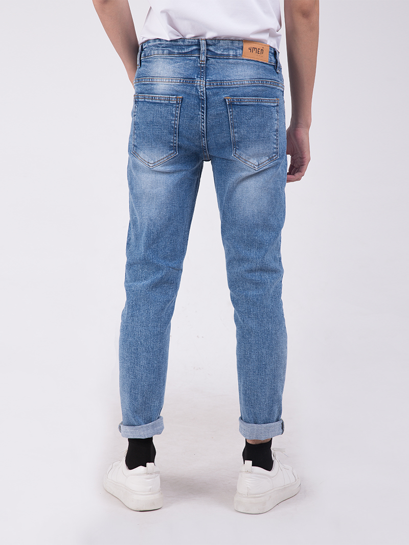 Quần Jean Slimfit QJ686 Màu Xanh Biển 