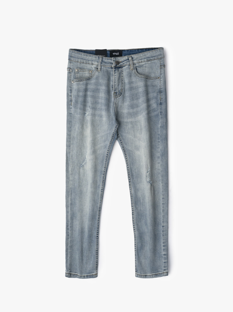 Quần Jeans Xanh Rách QJ039 Màu Xanh