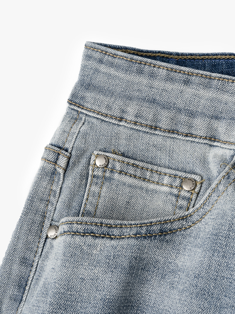 Quần Jeans Xanh Rách QJ039 Màu Xanh