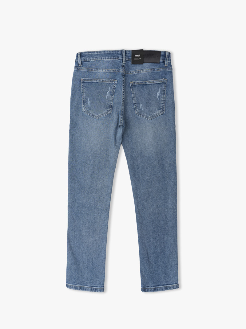 Quần Jeans Regular Blue Effect QJ060