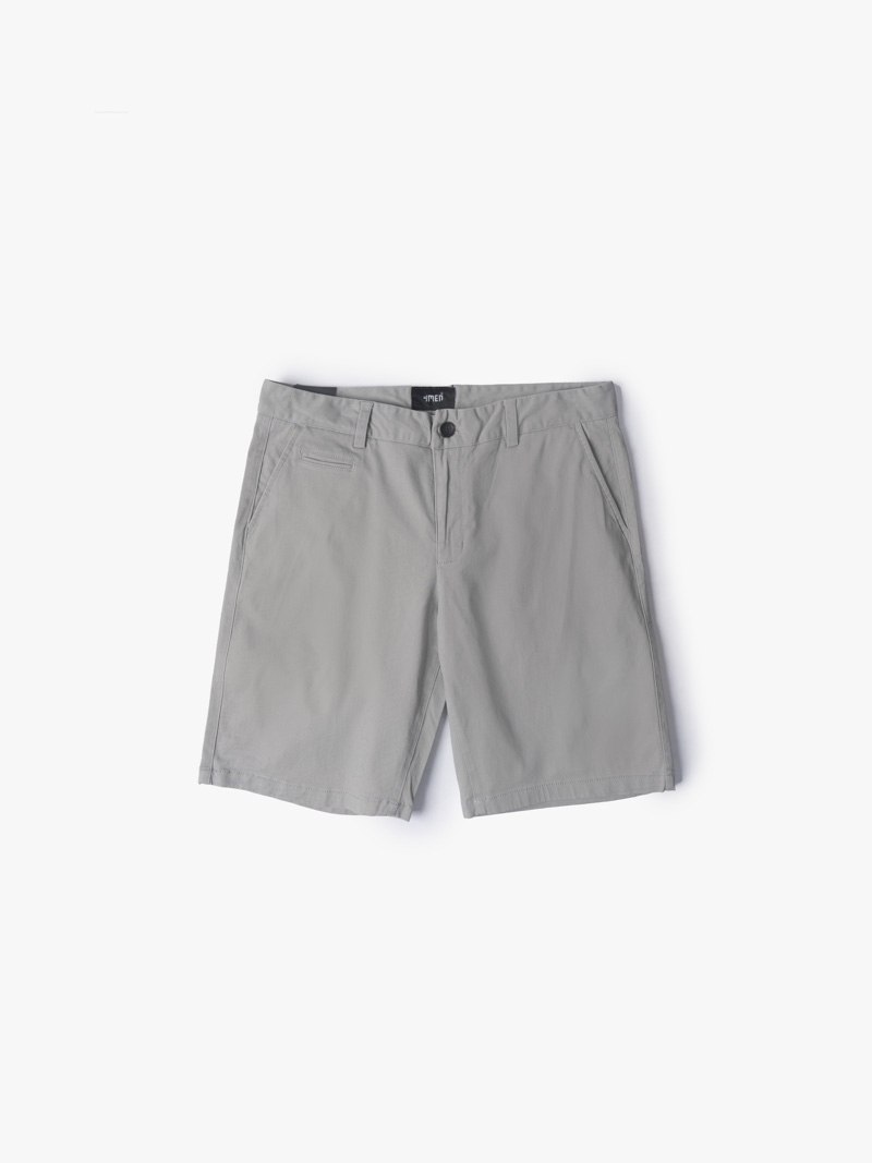 Quần Short Slimfit Túi Mini QS032 Màu Xám Trắng