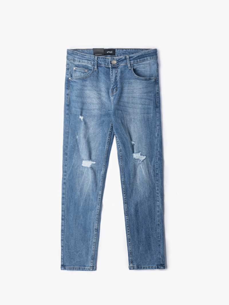 Quần Jeans Regular Blue QJ065 Màu Xanh