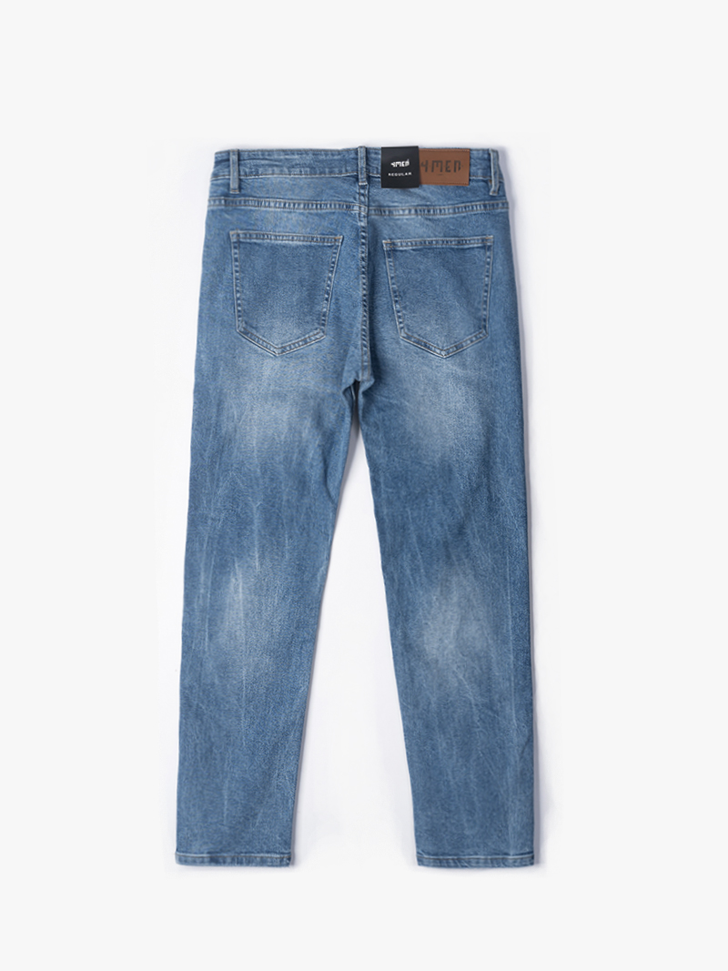 Quần Jeans Regular Blue QJ065 Màu Xanh