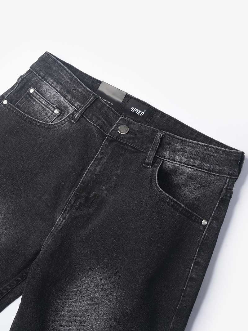 Quần Short Regular Blackwash QS037 Màu Đen